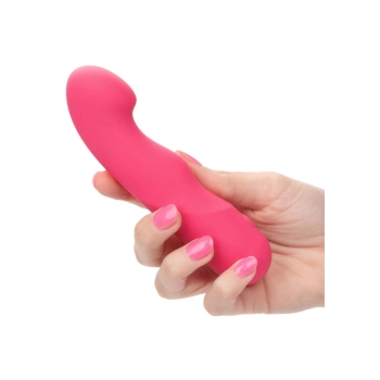Wibrator silikonowy Pixies Curvy różowy USB 10,75 cm
