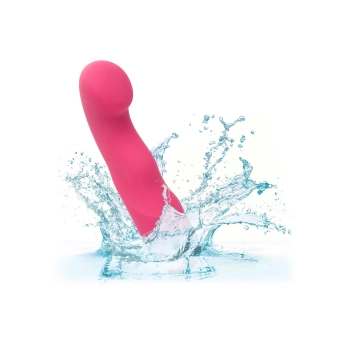 Wibrator silikonowy Pixies Curvy różowy USB 10,75 cm