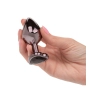 Korek analny Diamond Heart Large Calexotics srebrny 7 cm