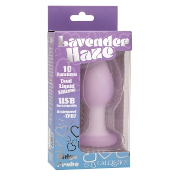 Plug analny wibrujący Calexotics Lavender Haze Ridge Probe fioletowy