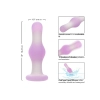 Silikonowy wibrujący korek analny Calexotics Lavender Haze fioletowy