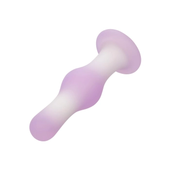 Silikonowy wibrujący korek analny Calexotics Lavender Haze fioletowy
