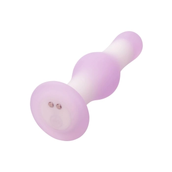 Silikonowy wibrujący korek analny Calexotics Lavender Haze fioletowy
