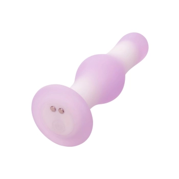 Silikonowy wibrujący korek analny Calexotics Lavender Haze fioletowy