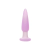 Plug analny wibrujący Calexotics Lavender Haze fioletowy silikonowy
