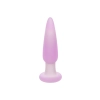 Plug analny wibrujący Calexotics Lavender Haze fioletowy silikonowy