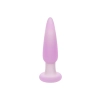 Plug analny wibrujący Calexotics Lavender Haze fioletowy silikonowy