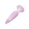 Plug analny wibrujący Calexotics Lavender Haze fioletowy silikonowy