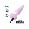 Plug analny wibrujący Calexotics Lavender Haze fioletowy silikonowy