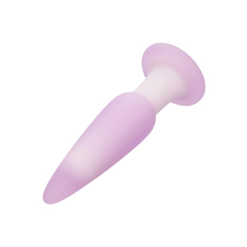 Plug analny wibrujący Calexotics Lavender Haze fioletowy silikonowy