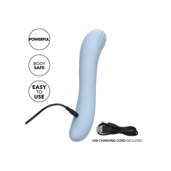 Wibrator punktu G silikonowy Calexotics Azure Collection niebieski