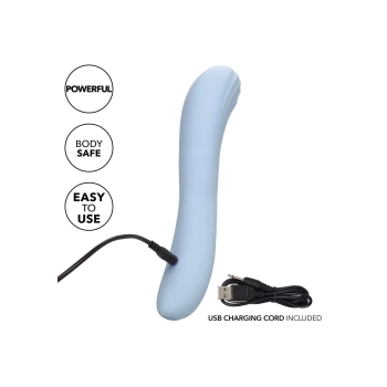 Wibrator punktu G silikonowy Calexotics Azure Collection niebieski