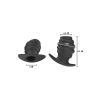 Intruder Open Plug M Black