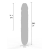 Wibrator analny Hidden Desire silikonowy 24,5 cm czarny 12 trybów