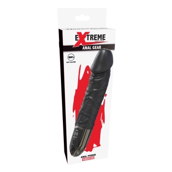 Wibrator analny Hidden Desire silikonowy 24,5 cm czarny 12 trybów