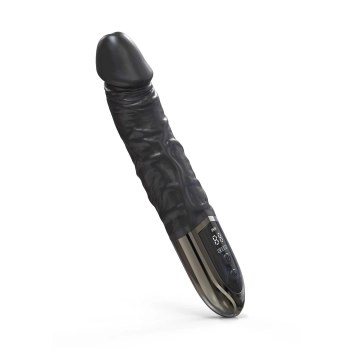 Wibrator analny Hidden Desire silikonowy 24,5 cm czarny 12 trybów