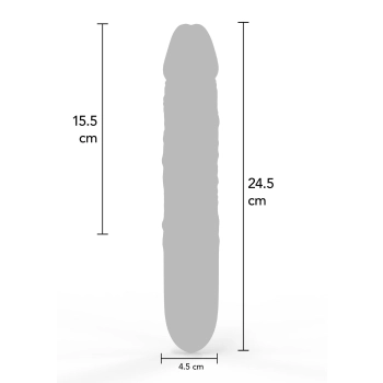 Wibrator analny Hidden Desire silikonowy 24,5 cm czarny 12 trybów
