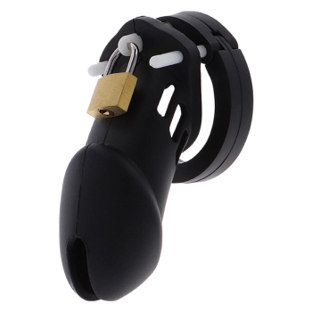 Pas cnoty silikonowy Hidden Desire Large czarny 9 cm