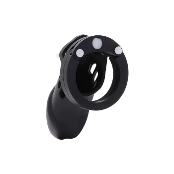 Pas cnoty silikonowy Hidden Desire Large czarny 9 cm
