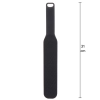 Packa BDSM silikonowa Hidden Desire z kolcami czarna 31 cm