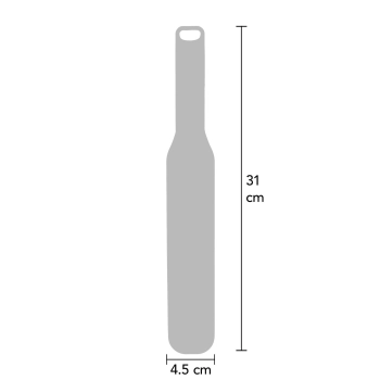 Packa BDSM silikonowa Hidden Desire z kolcami czarna 31 cm