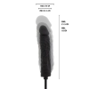 Dildo analne nadmuchiwane Hidden Desire silikonowe 21 cm