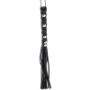 Pejcz z ćwiekami Hidden Desire czarny 56 cm