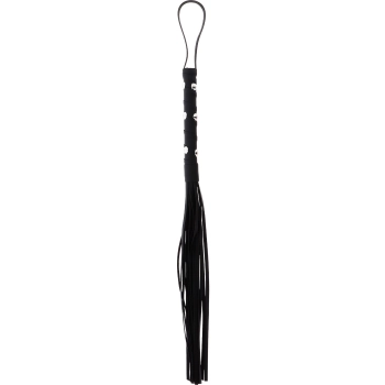 Pejcz z ćwiekami Hidden Desire czarny 56 cm