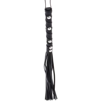 Pejcz z ćwiekami Hidden Desire czarny 56 cm