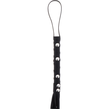 Pejcz z ćwiekami Hidden Desire czarny 56 cm