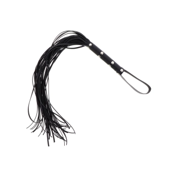 Pejcz z ćwiekami Hidden Desire czarny 75 cm