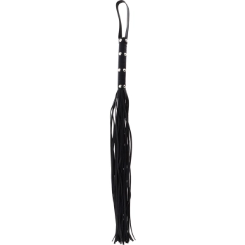 Pejcz z ćwiekami Hidden Desire czarny 75 cm
