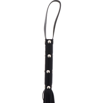 Pejcz z ćwiekami Hidden Desire czarny 75 cm