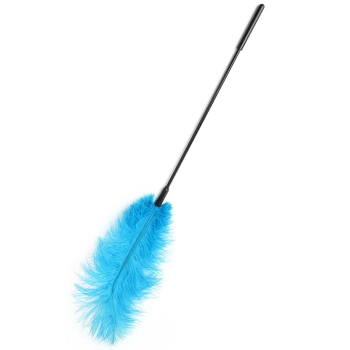 Double Feather Tickler Blue