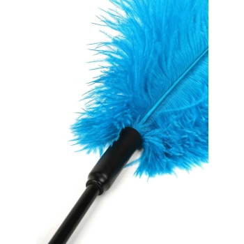 Double Feather Tickler Blue