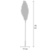 Piórko łaskoczące Double Feather Tickler różowe 68 cm