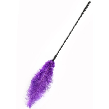 Podwójne piórko do łaskotania Hidden Desire fioletowe 68 cm