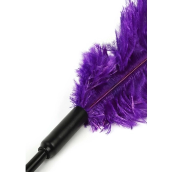Podwójne piórko do łaskotania Hidden Desire fioletowe 68 cm