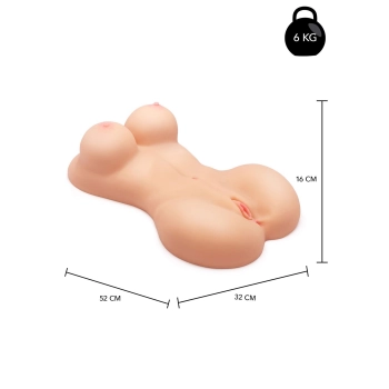 Masturbator z dużymi biustami Hidden Desire jasny odcień skóry