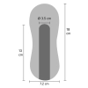 Masturbator wibrujący usta Hidden Desire jasny 18 cm