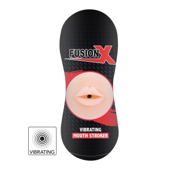Masturbator wibrujący usta Hidden Desire jasny 18 cm