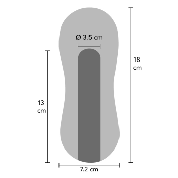 Masturbator wibrujący usta Hidden Desire jasny 18 cm