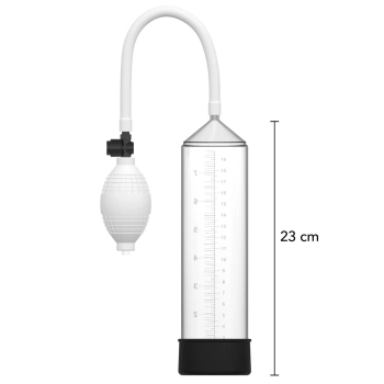 Pompka do penisa Starter Fusion X przezroczysta 20 cm