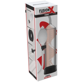 Pompka do penisa Starter Fusion X przezroczysta 20 cm