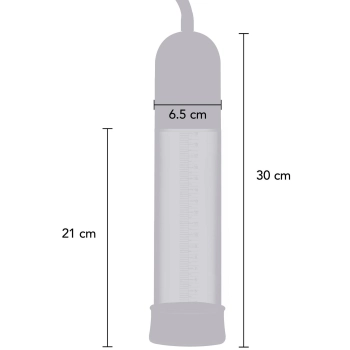 Pompka do penisa Pro Pressure Pump Hidden Desire czarna 30 cm