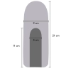 Masturbator z obrotowymi kulkami Hidden Desire Fusion X 21 cm