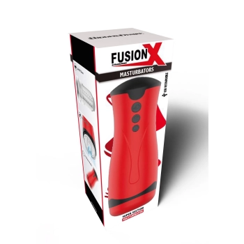 Masturbator z super ssaniem FUSION X Hidden Desire czerwony