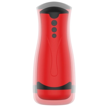 Masturbator z super ssaniem FUSION X Hidden Desire czerwony