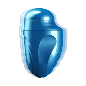 Masturbator Fusion X Aqua Bubble z wibracją niebieski