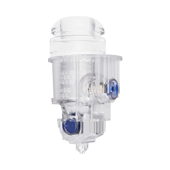 Masturbator Fusion X Aqua Bubble z wibracją niebieski